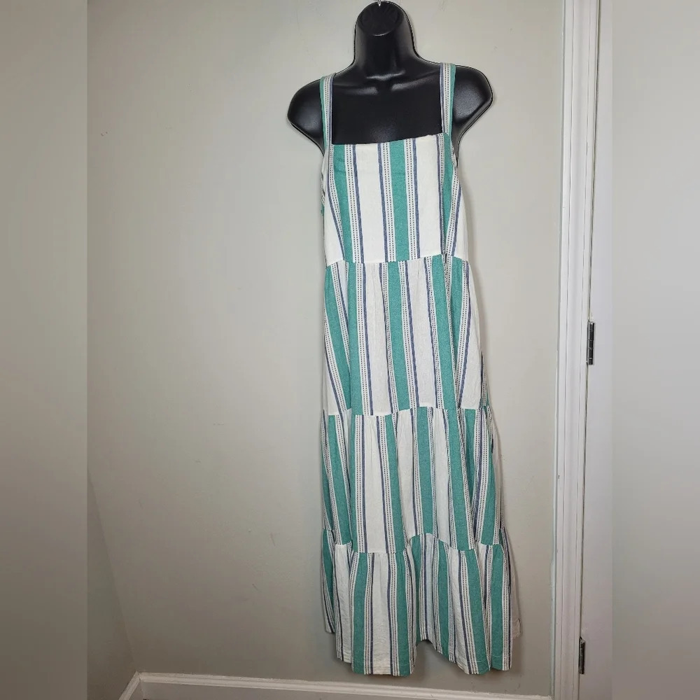 Piping Hot Australia Tiered Trapeze Cotton Dress sz 16